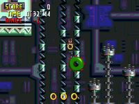 une photo d'Ã©cran de Knuckles Chaotix sur Sega Megadrive 32X